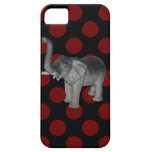 Elephant And Polka Dots iPhone 5 Cases