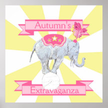 Elephant  Extravaganza Poster