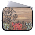 Elephant Garden Electronics Bag Laptop Sleeve