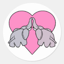 Elephant Heart Stickers