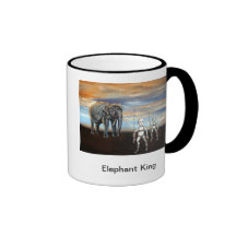 Elephant King Coffee Mugs
