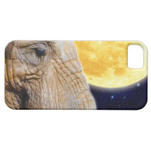 Elephant & Moon iPhone 5 Case