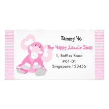 Elephant Namecard Photo Cards
