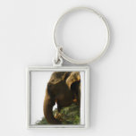 Elephant Profile Keychain