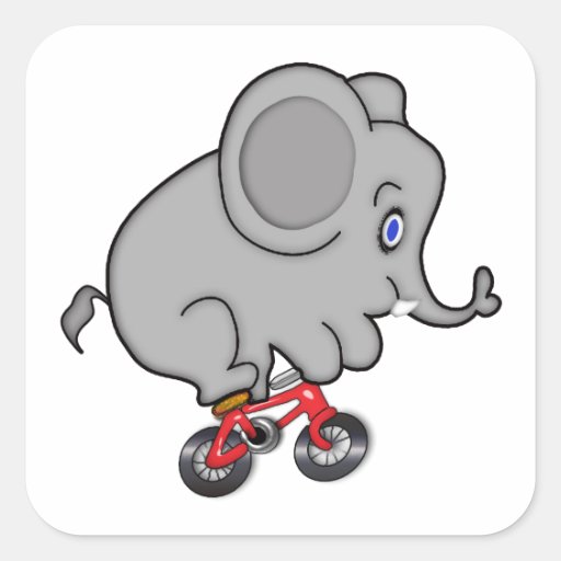 Elephant Riding a Bike Zazzle