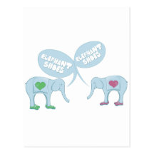 Elephant Shoes Postcards
