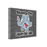 Elephant Stomp On Congestive Heart Failure Stretched Canvas Prints