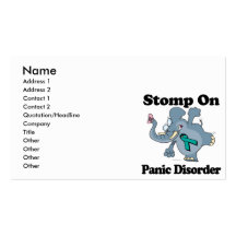Elephant Stomp On Panic Disorder Business Card