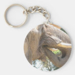 Elephant with Tusks Keychain