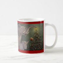 Elephants Holiday Mug