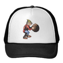 Elf and Pine Cone Trucker Hat