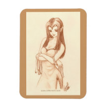 Elf (anime style) magnet