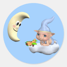 elf baby2 stickers