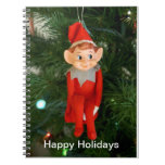 Elf ornament notebook