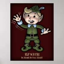 Elf Waves - Afraid! Posters