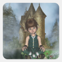 Elfin Irish Hollie Sticker