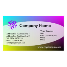 Eliptical - CMYK Business Card Template