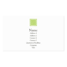 Elise - Green Business Card
