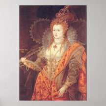 Elizabeth I Rainbow Portrait Print