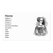 Elizabethan Clothing Business Card