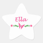 Ella (Pink Butterfly) Sticker
