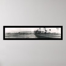 Elmira NY Bridge Co Photo 1909 Print