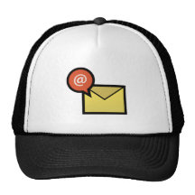 Email Envelope Mesh Hats