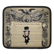 Emancipation Proclamation, Honest Abe, Old Glory Sleeves For iPads