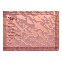 Embosed Copper Galactical Pattern : Stylish Border Business Card Template