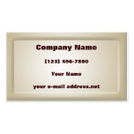 Embossed Frame Business Cards