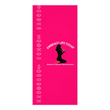 Embrace Life Today Rack Card Design