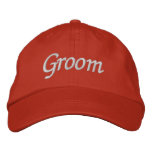 Embroider Gifts Groom Hat | Cap embroidered hats