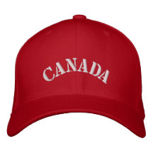 embroidered CANADA hat Embroidered Hats