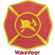Embroidered Firefighter Badge
