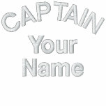 Embroidered - I'm the Captain. Get over it - funny Sweatshirts