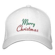 Embroidered Merry Christmas Cap Embroidered Hats