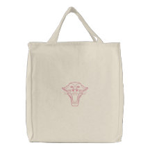 Embroidered Panther Bag