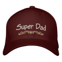 Embroidered Super Dad Hat Embroidered Baseball Cap