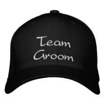 Embroidered Team Groom Wedding Cap Baseball Cap
