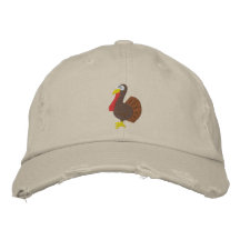 Embroidered Turkey Hat Baseball Cap