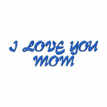 Embroidered Women Polo T- Shirt - I Love You Mum