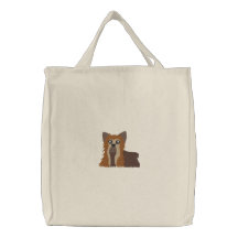 Embroidered Yorkie Bag