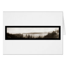 Emerald Bay Lake Tahoe Photo 1906 Greeting Card