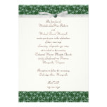 Emerald Green Florentine Wedding Invitation