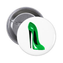 Emerald Green Stiletto Shoe Pin