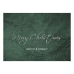 Emeraldtone 5x7 Photo Christmas Cards Custom Invitations
