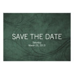 Emeraldtone 5x7 Photo Save the Date Wedding Cards Personalized Announcement