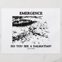 Emergence Do You See A Dalmatian? Personalized Flyer