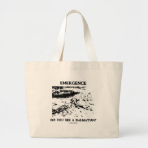 Emergence Do You See A Dalmatian? Tote Bags