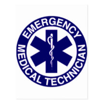 EMERGENCY MEDICAL TECHNICIANS EMT POST CARDS